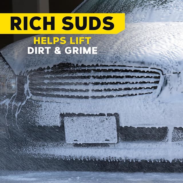 Detalle de Meguiar’s Gold Class Foaming Car Wash Cleaner (Gold Class) — Foam Cannon Ready, 5:1 Dilution