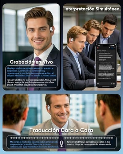 Detalle 1 de Pviwzux Q16S traductor de 198 idiomas