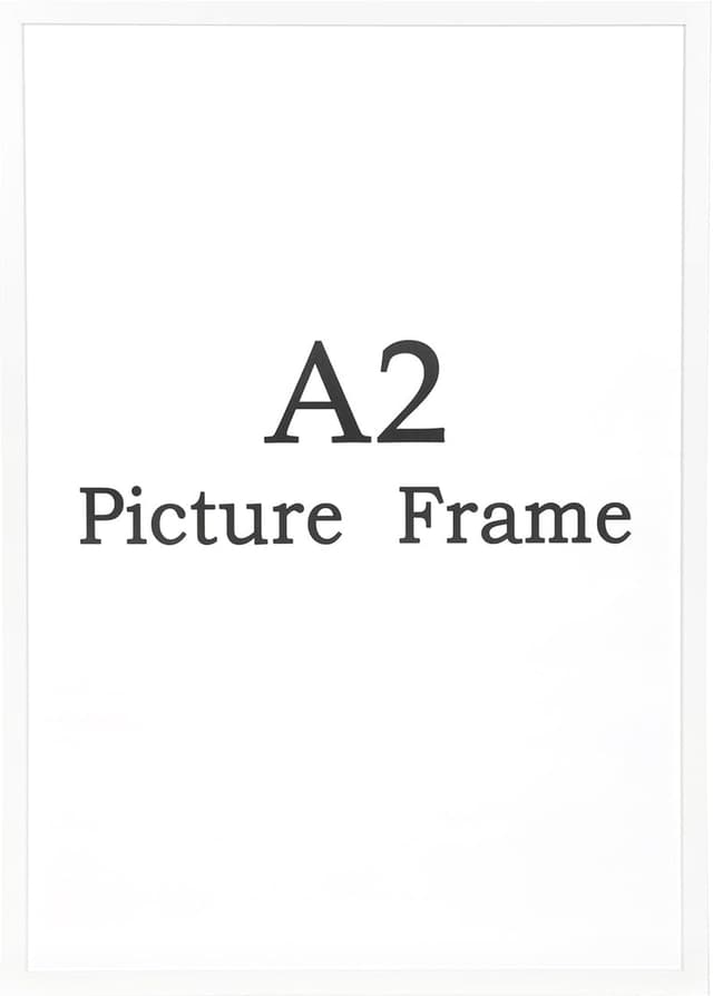 Detalle 2 de KAIWIN A2 Bilderrahmen 2er-Set, weiß