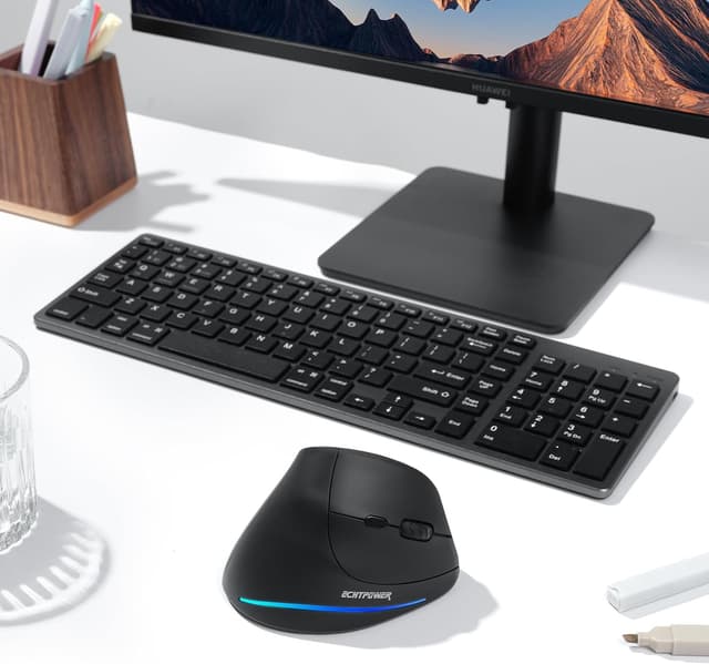 Detalle 2 de ECHTPower Vertical Ergonomic Mouse 4800 DPI 🖱