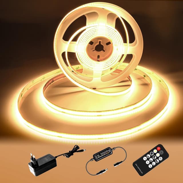 Detalle de luktix COB LED Streifen 5 m, 2700K warmweiß