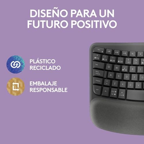 Thumbnail 9 de Logitech Wave Keys teclado ergonómico inalámbrico Bluetooth ⌨