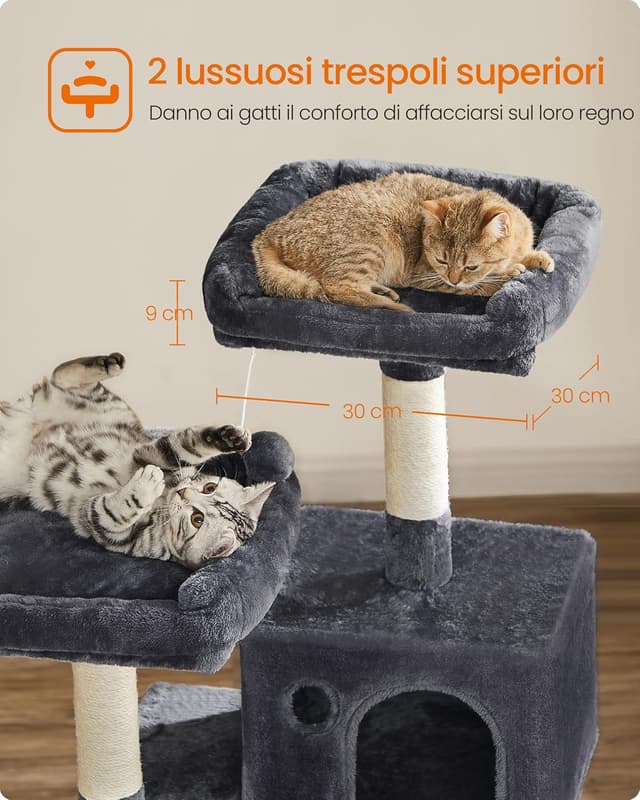 Thumbnail 3 de Feandrea PCT15GYZV1 Tiragraffi per Gatti 143 cm