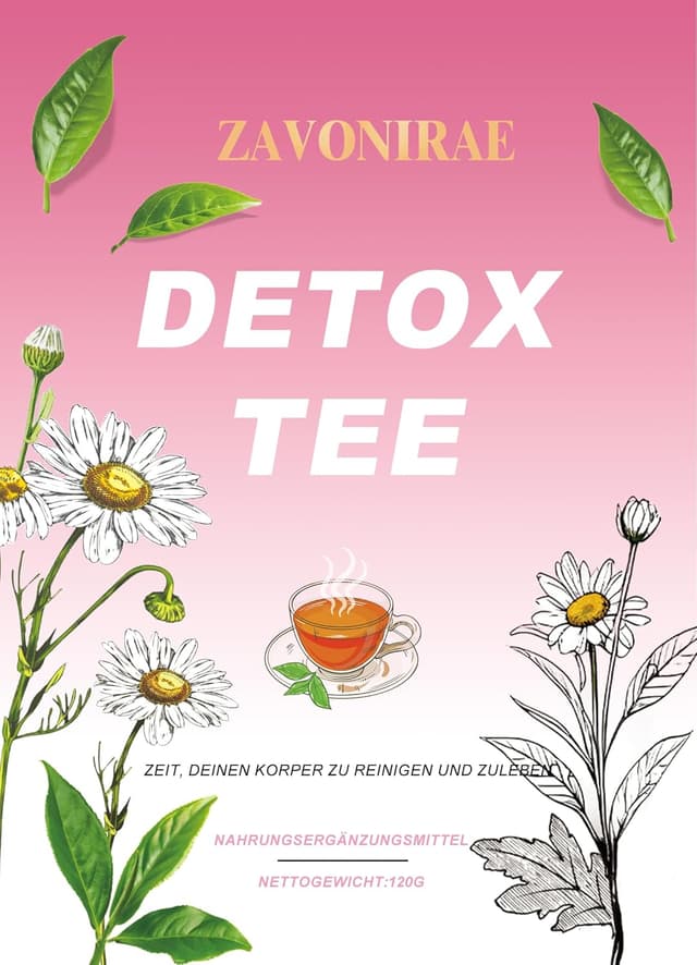 Detalle 2 de Detox Tee Zum Abnehmen – 56-Tage Gewichtsverlust