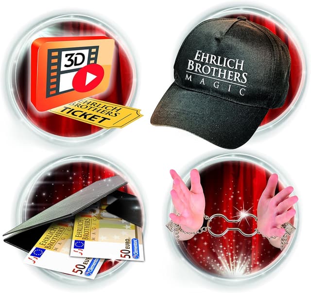 Detalle 2 de Clementoni Ehrlich Brothers Zauberkasten 40