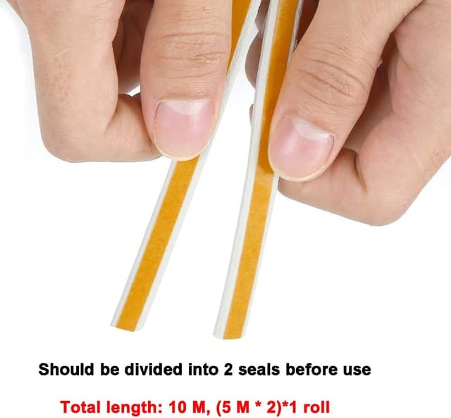 Detalle de Türdichtungsband 10 m Dichtungsband weiß