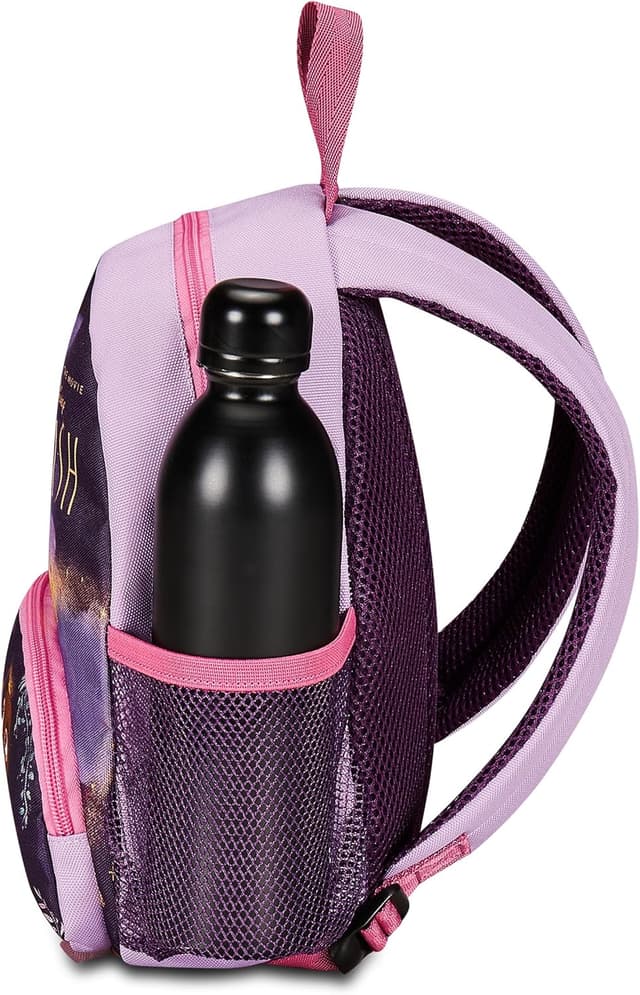Detalle de Disney Kindergartenrucksack klein WISH in Lila – 23 x 30 x 10 cm, mit Seitentaschen