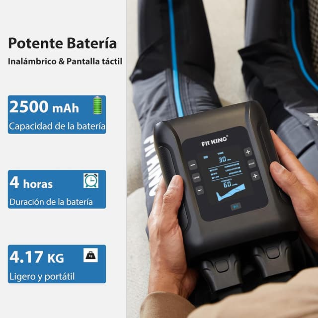 Thumbnail 4 de FIT KING Masajeador Inalámbrico para Piernas con Presoterapia 🦵