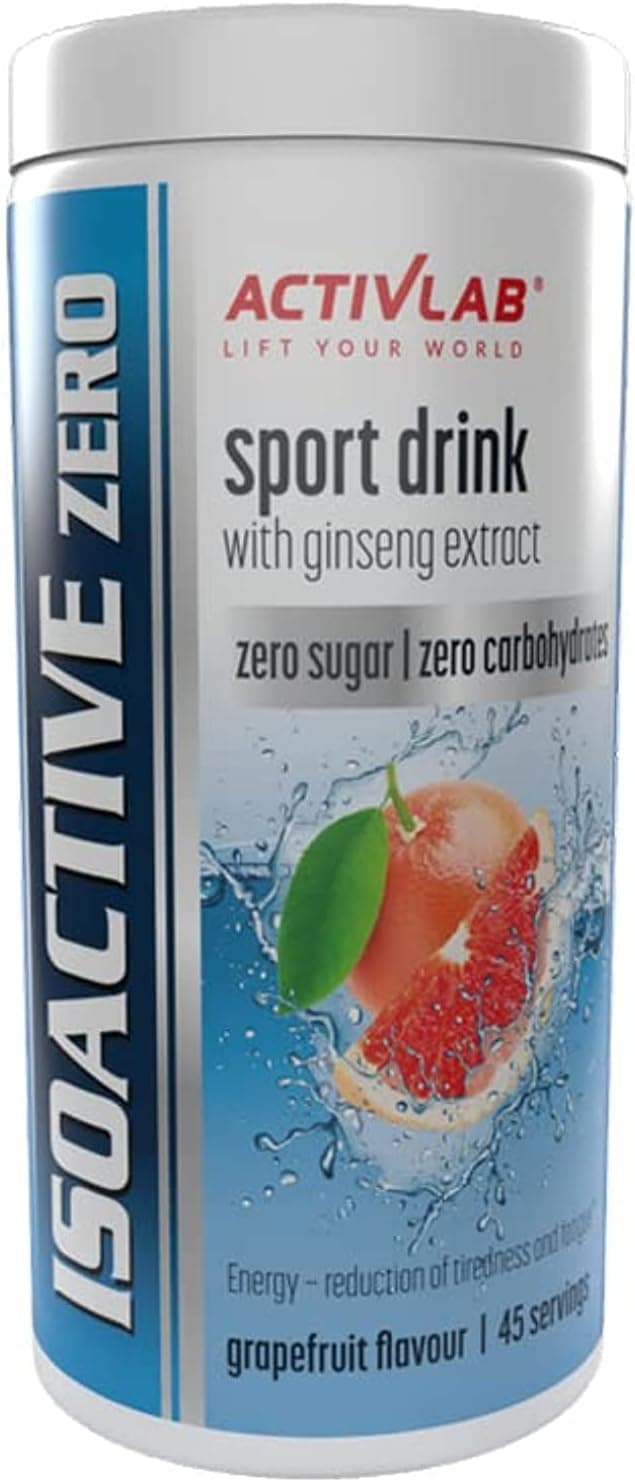 Detalle de ISOACTIVE ZERO Grapefruit, zuckerfrei, 225 g
