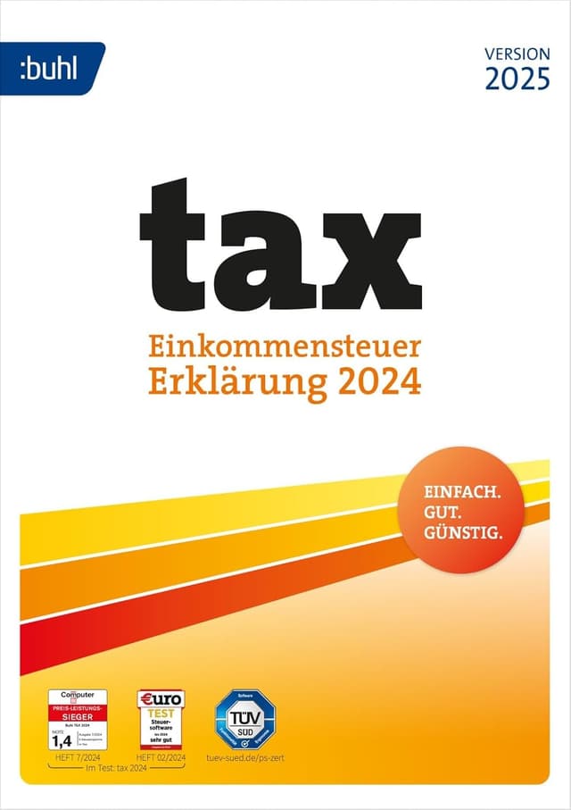 Imagen de Tax 2025 DVD Box Steuererklärung 2024 📀 en OfertitasTOP