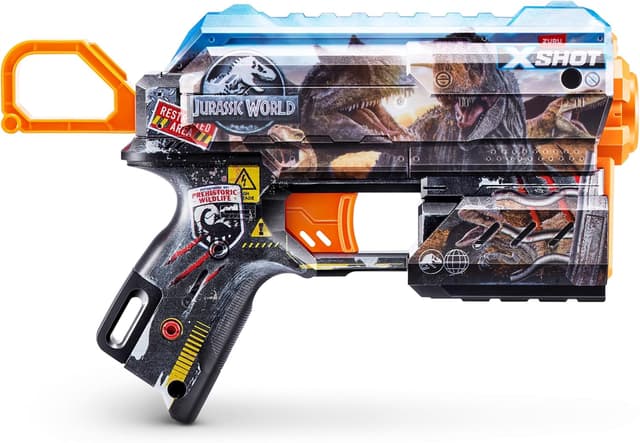 Detalle 2 de XSHOT SKINS Flux Jurassic World Dart Blaster (8 Darts) von ZURU