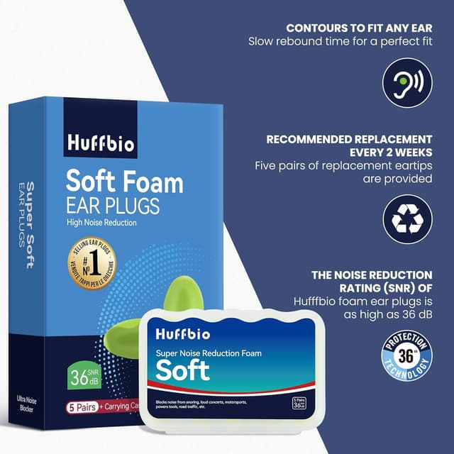 Thumbnail 4 de HUFFBIO Schiuma Adaptive tappi 36 dB