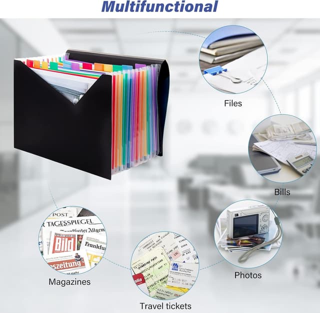 Detalle 2 de Accordion Expanding File Organiser