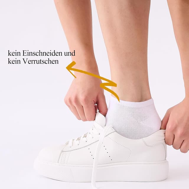 Detalle 2 de Niorasen Sneaker Socken 10 Paar Baumwolle