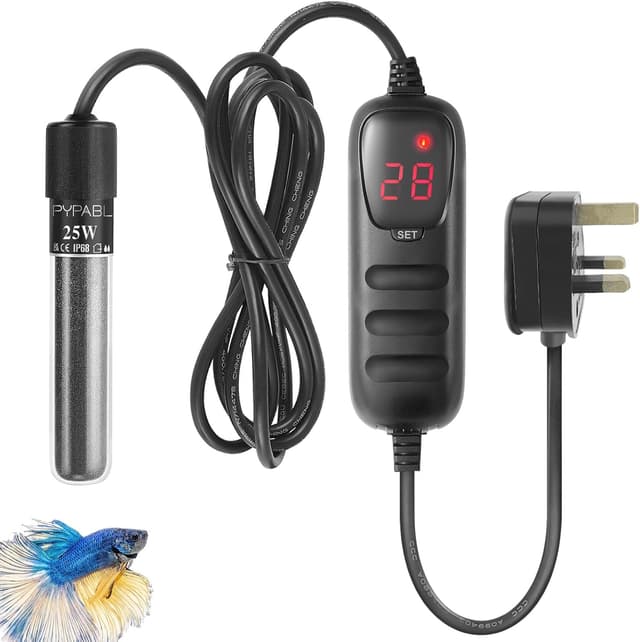 Thumbnail 6 de PYPABL Mini Submersible Fish Tank Heater 100W with External Temperature Controller (35-100L)