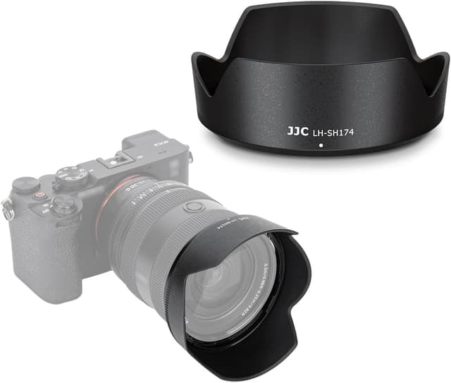 Detalle de JJC Bayonet ALC-SH174 lens hood for Sony FE 20-70mm F4 G (SEL2070G) — replaces ALC-SH174
