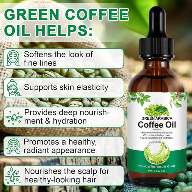 Detalle 2 de Kaffeeöl Gesicht 60 ml – 100% rein