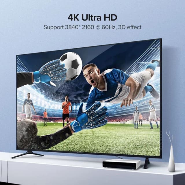 Detalle de chenyang 2er-Set Micro‑HDMI auf HDMI Adapter (abgewinkelt) für 4K@60 Hz, 180°-Konverteranschluss