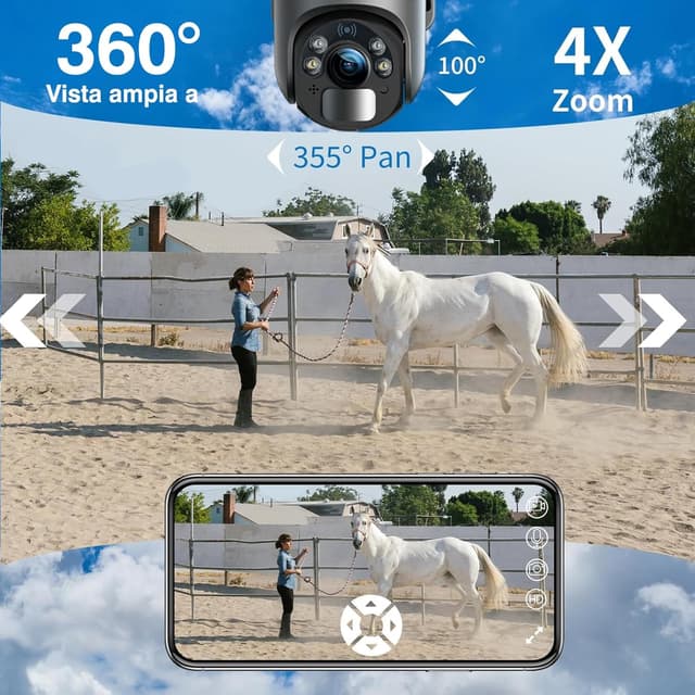 Detalle 2 de Xega Telecamera Solare 10000mAh