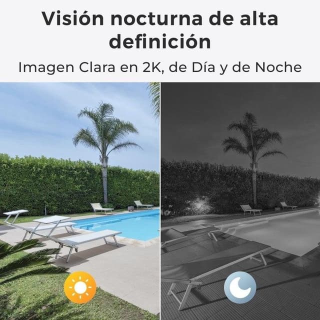 Detalle 2 de Reolink Argus B320 Cámara exterior WiFi con panel solar FullHD Visión nocturna