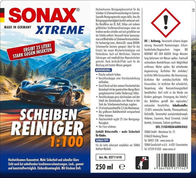 Thumbnail 1 de SONAX XTREME ScheibenReiniger 250 ml