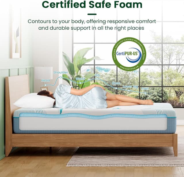 Thumbnail 6 de Vesgantti 16CM Single Memory Foam Mattress