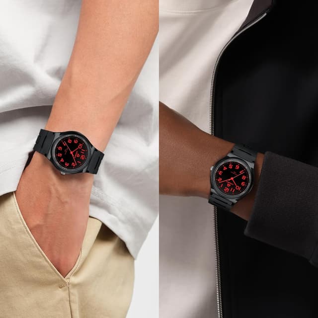 Thumbnail 5 de LN LENQIN men’s analog quartz watch with silicone strap – 30M waterproof fashion style