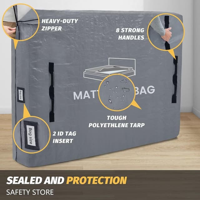 Detalle 2 de BETU Twin Mattress Protector 77x42x13.5 Waterproof Mattress Cover