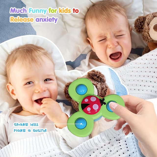 Detalle 1 de Yumuwind Suction Spinners Baby Toy 1+