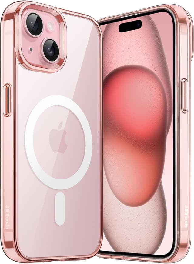 Thumbnail 6 de JETech Magnetic Case for iPhone 15 6.1-inch Clear