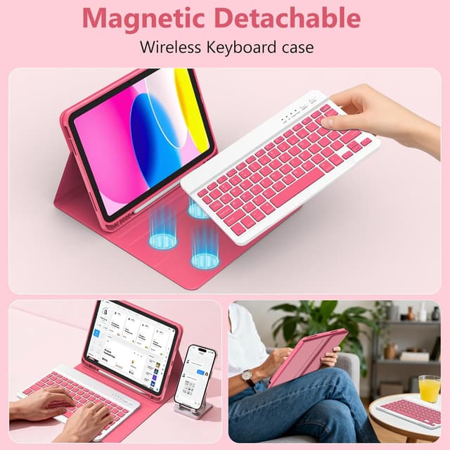 Thumbnail 3 de TQQ for iPad (A16) 11th Gen Keyboard Case 11"