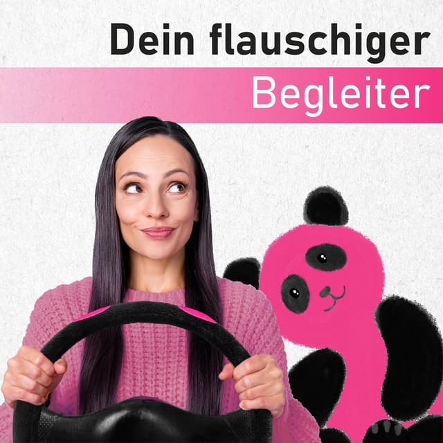 Thumbnail 5 de Upgrade4cars Lenkradbezug Pink Panda