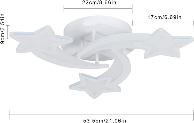 Detalle 1 de Comely Plafoniera LED Dimmerabile 30W