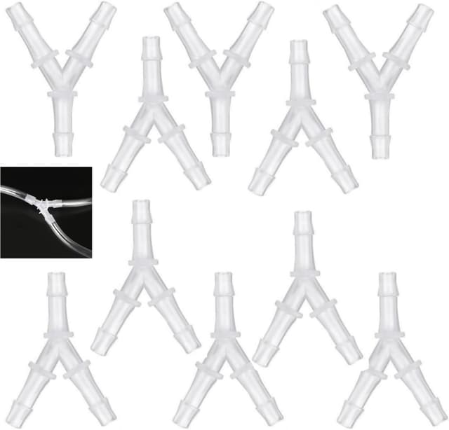 Imagen de LiJuanWang 3‑Wege Schlauchverbinder 4,8 mm für Aquarium 🎣 en OfertitasTOP