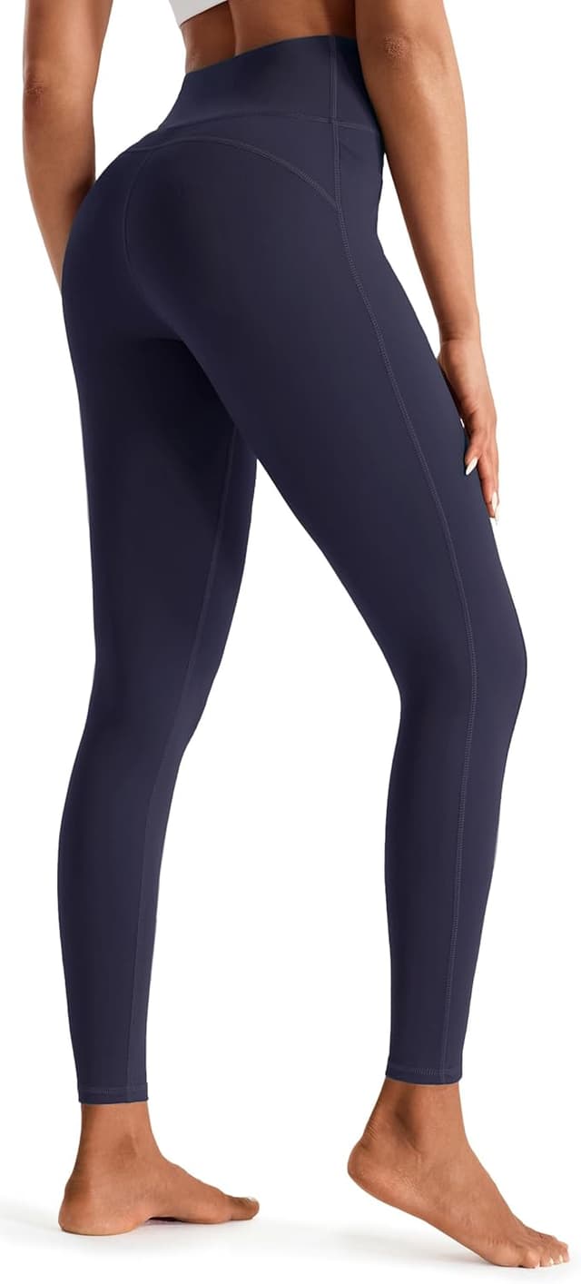 Detalle 2 de JOYSPELS Women’s Gym Leggings with Pockets – High-Waisted Tummy Control Full Length & Capri