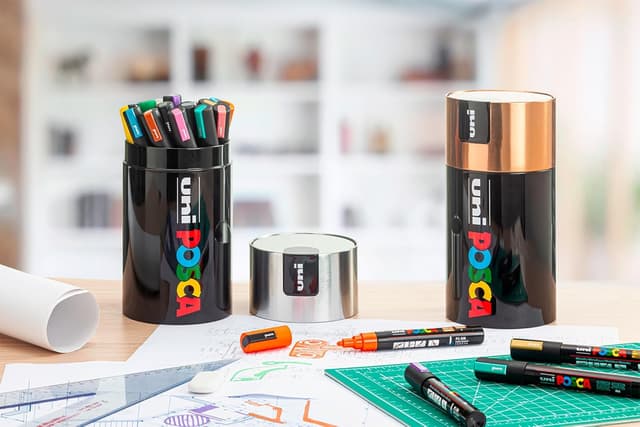 Thumbnail 4 de Posca Uni Gift Box Bronzo 18pz