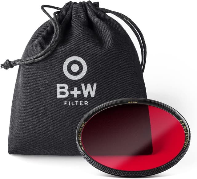 Detalle 2 de B+W Rotfilter hell 090 MRC Basic 39 mm (16x vergütet) – Rot-Filter für mehr Kontrast in Schwarzweiß