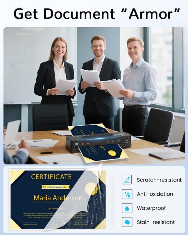 Thumbnail 4 de MAXDONE Laminator Machine A4 90s warm up