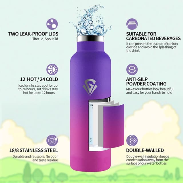 Thumbnail 2 de Mulbijeo Gourde Isotherme 500 ML en inox