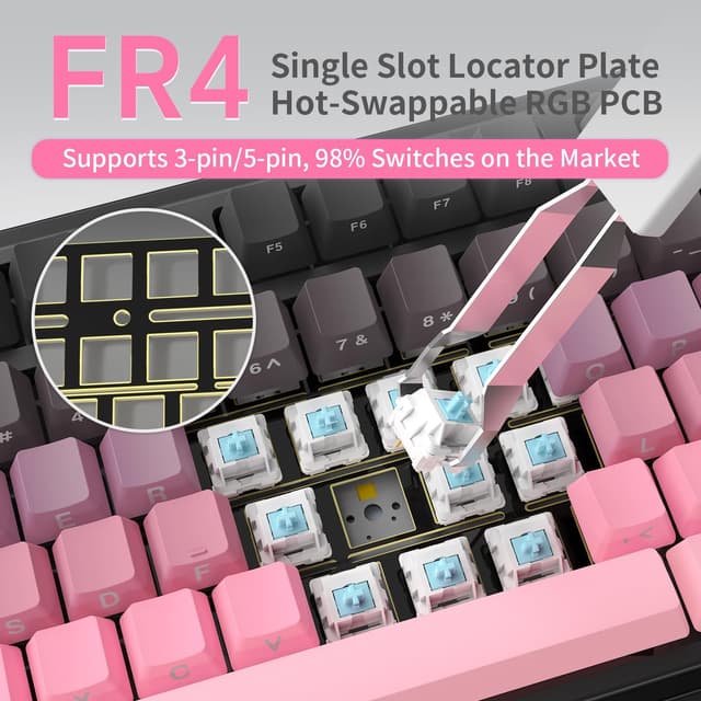 Thumbnail 4 de nacodex AJAZZ AK980 V2 98% Wireless Keyboard