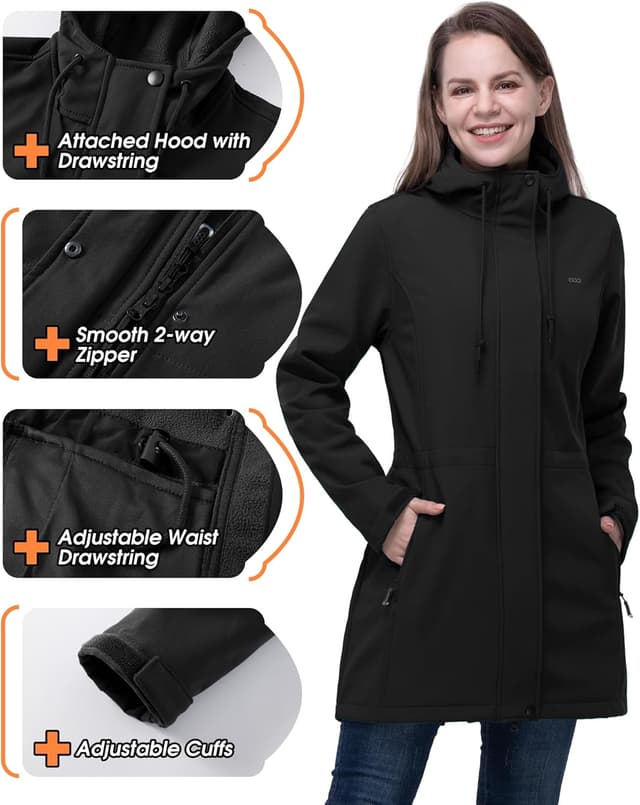 Detalle de 33,000ft Women’s softshell jacket 8000 mm