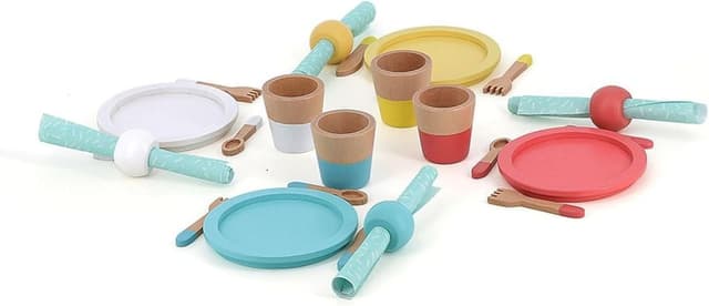 Detalle de Dinette en bois Vilac, 28 pièces