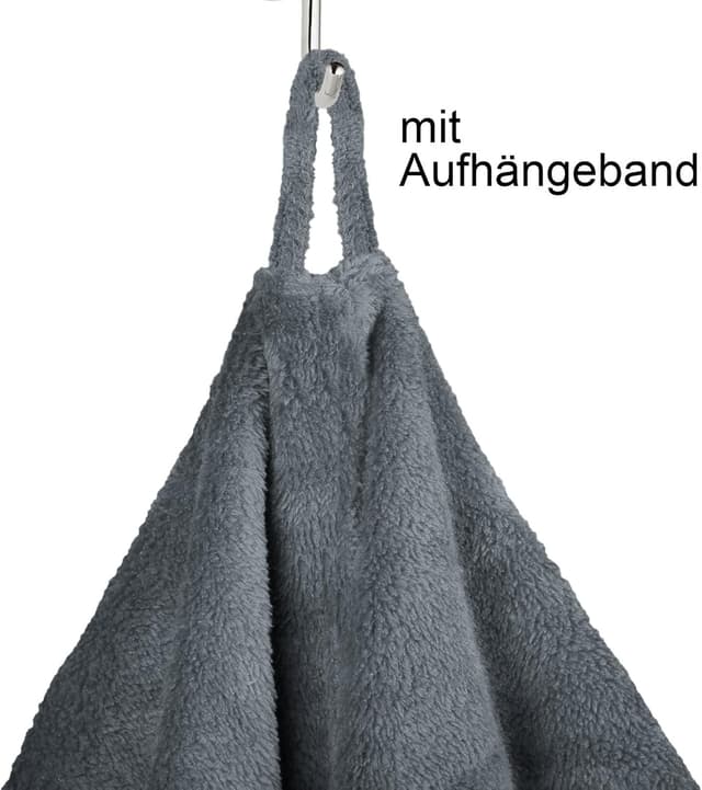 Detalle de Gräfenstayn Kuschelfleece Bademantel mit Kapuze (unisex) und Öko-Tex Standard 100, Größe S–XXXL