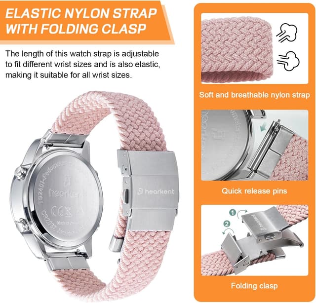 Thumbnail 4 de Hearkent Pedometer Watch for Women – Non-Bluetooth step tracker with LCD display and 30M waterproofing