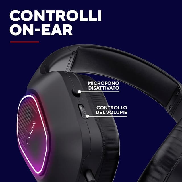 Detalle 2 de Trust Gaming GXTrust 419 Rayne cuffie gaming