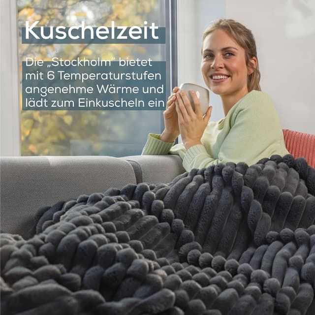 Detalle de Beurer Heizdecke Stockholm 180 x 130 cm 🛋