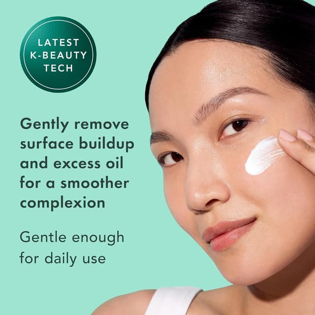 Detalle 2 de Rael Miracle Clear Facial Cleanser (Salicylic + Succinic Acid) for Oily & Combination Skin, Makeup Removing Exfoliating Face Wash