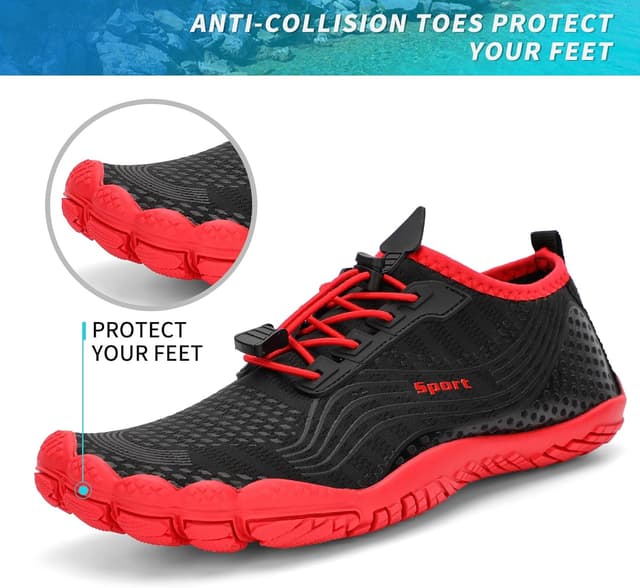 Detalle de ZHR quick-dry aqua socks water shoes for women & men