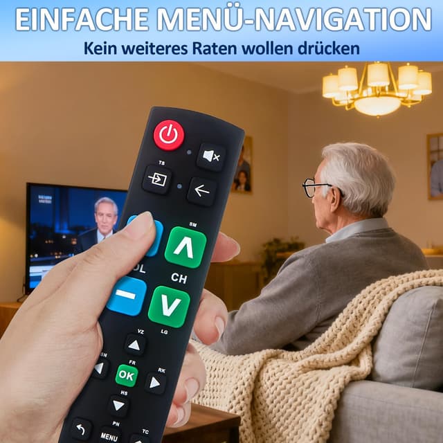 Thumbnail 6 de Universal Fernbedienung Großtasten für Senioren