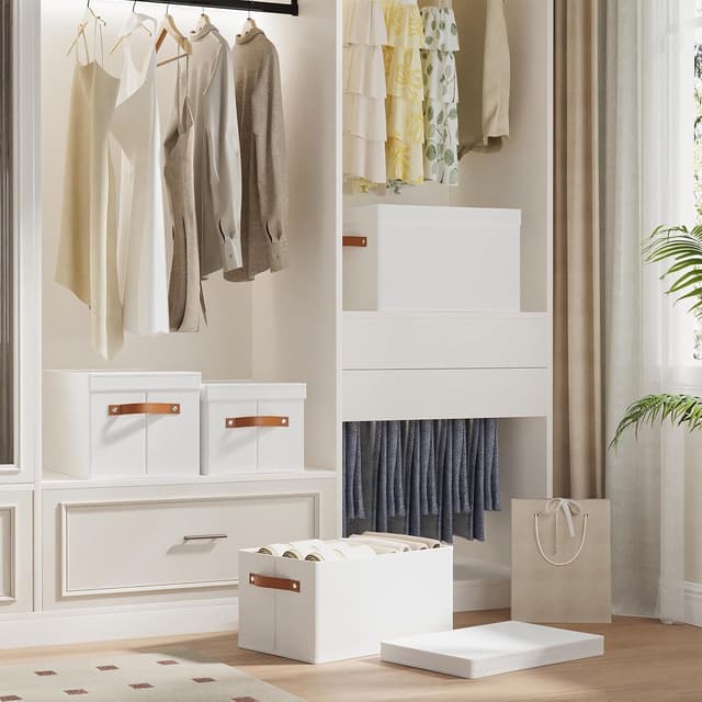 Thumbnail 2 de YheenLf 3 Piezas Caja de Almacenamiento con Tapa